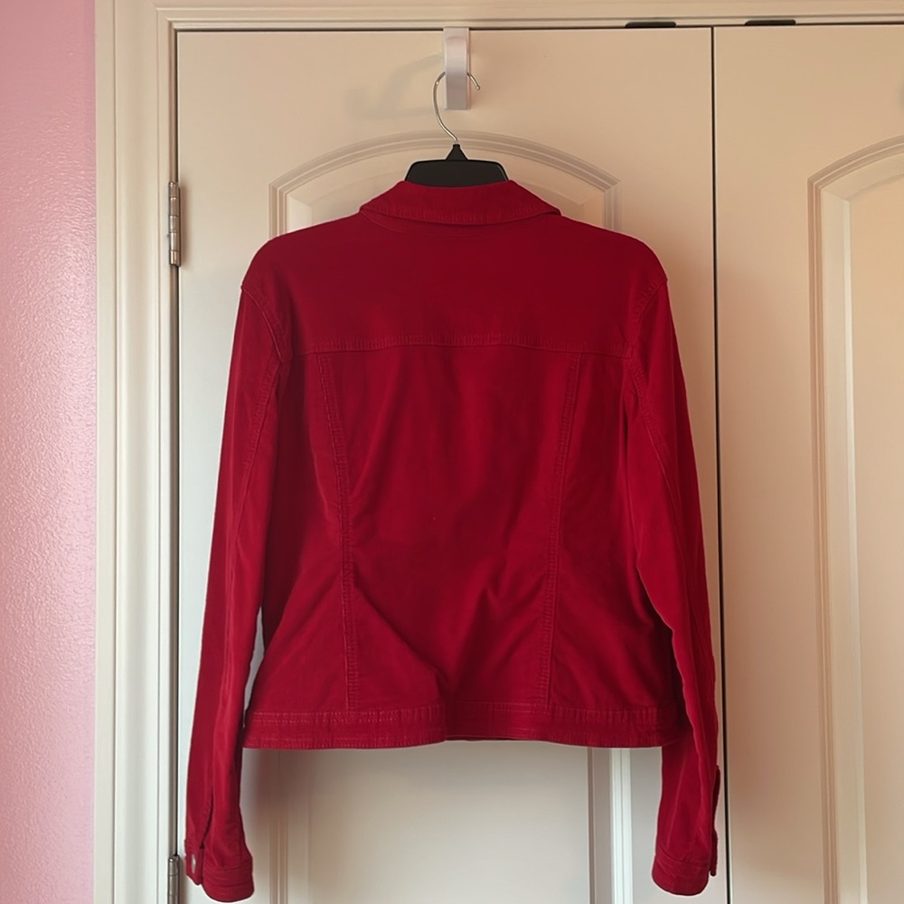 Baccini Red Jacket Size Medium - image 2